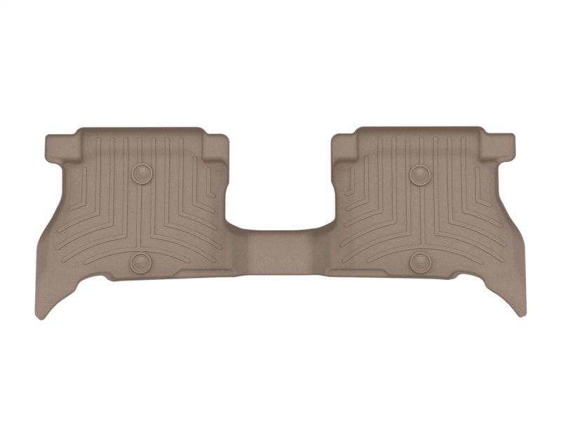 Jeep Wrangler 4xe Floor Mats - Rear - WeatherTech - FloorLiner DigitalFit - Tan - `21-`27