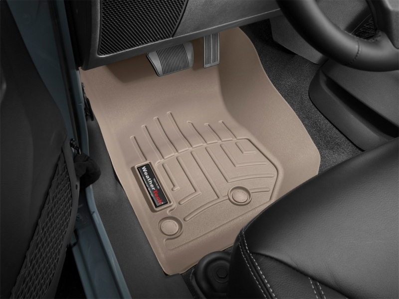 Jeep Wrangler FloorLiner - Front - WeatherTech - DigitalFit - Tan - `14-`27