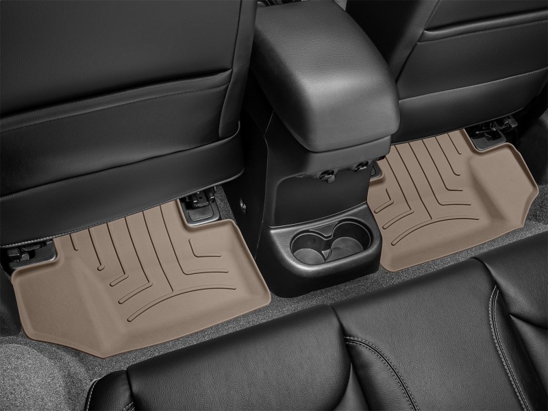 Jeep Wrangler Floor Mat Set - Rear - WeatherTech - FloorLiner HP - Tan - `18-`27