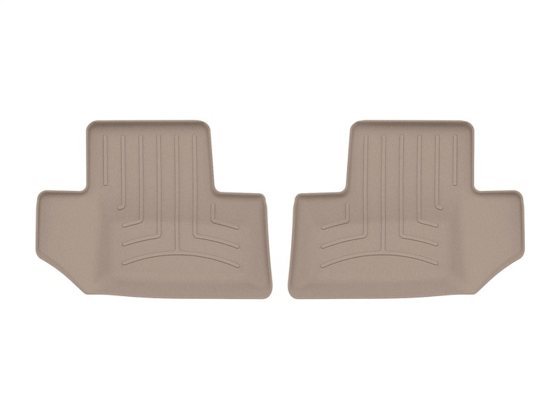 Jeep Wrangler Floor Mat Set - Rear - WeatherTech - FloorLiner HP - Tan - `18-`27