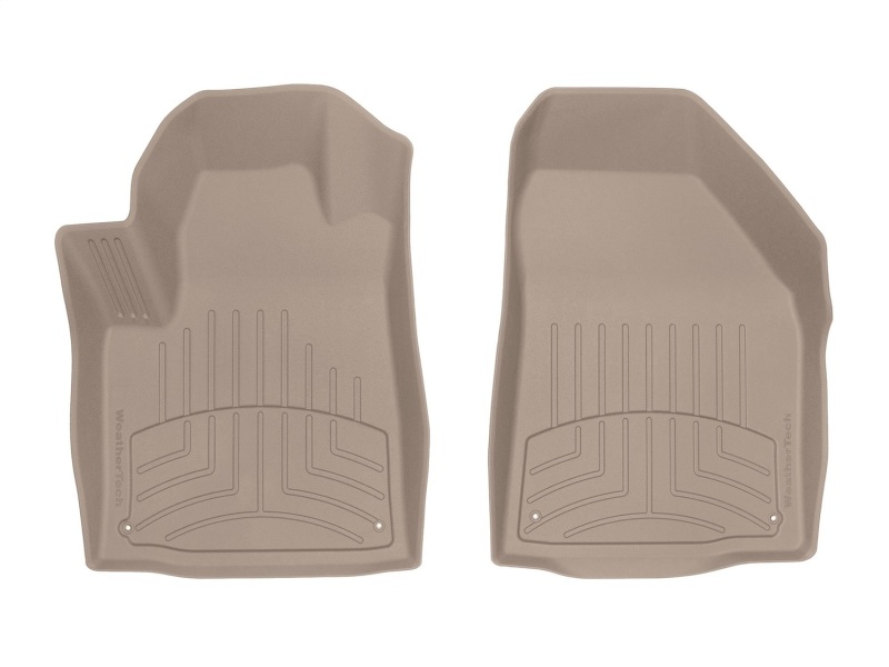 Jeep Cherokee Floor Mat Set - Front - WeatherTech - FloorLiner HP - Tan - `16-`27