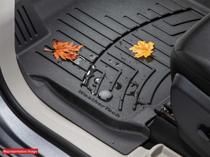 Jeep Compass Floor Mat Set - Rear - WeatherTech - FloorLiner HP - Grey - `17-`26