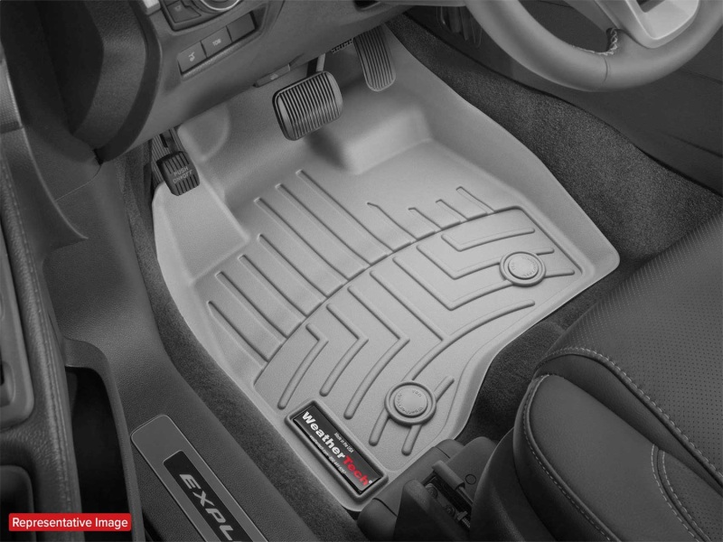 Jeep Wagoneer FloorLiner - Front - WeatherTech - DigitalFit - Grey - `24-`25