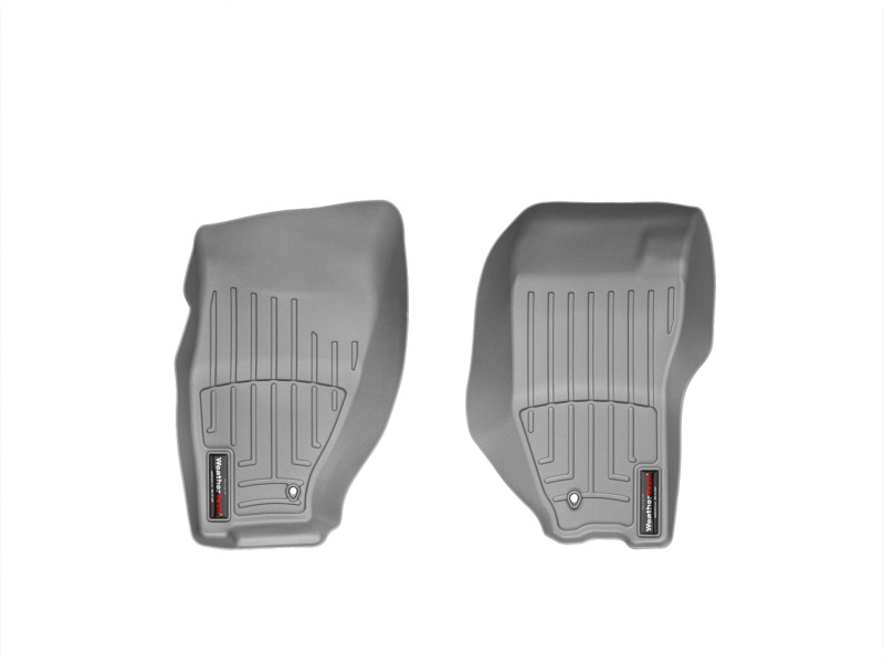 Jeep Liberty FloorLiner - Front - WeatherTech - DigitalFit - Grey - `10-`27