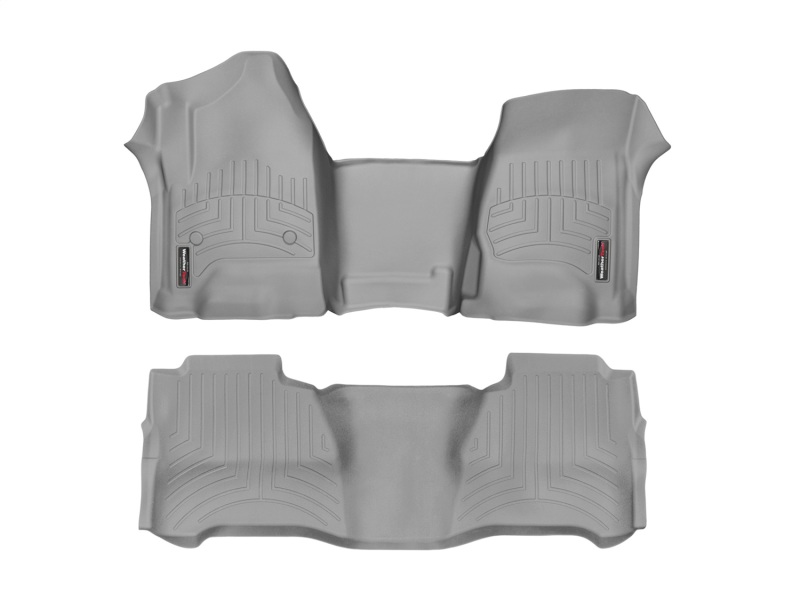 Jeep Wrangler FloorLiner - Front + Rear - WeatherTech - DigitalFit - Grey - `14-`27