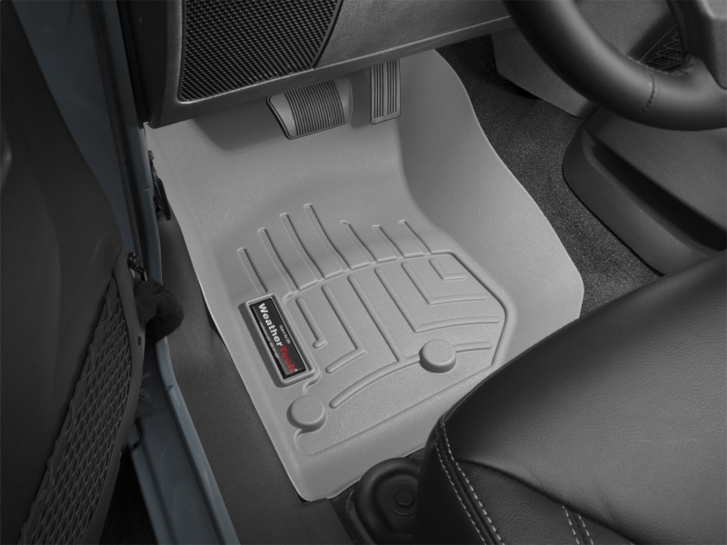 Jeep Wrangler FloorLiner - Front - WeatherTech - DigitalFit - Grey - `14-`27