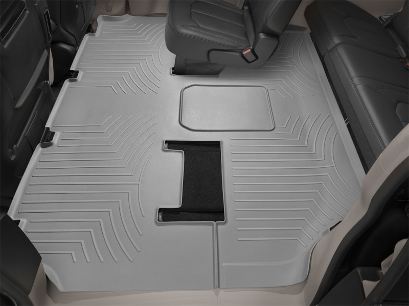 Jeep Wrangler FloorLiner - Rear - WeatherTech - DigitalFit - Grey - `18-`27