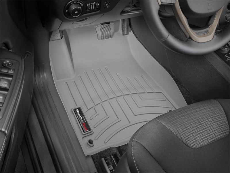 Jeep Cherokee FloorLiner - Front - WeatherTech - DigitalFit - Grey - `15-`27