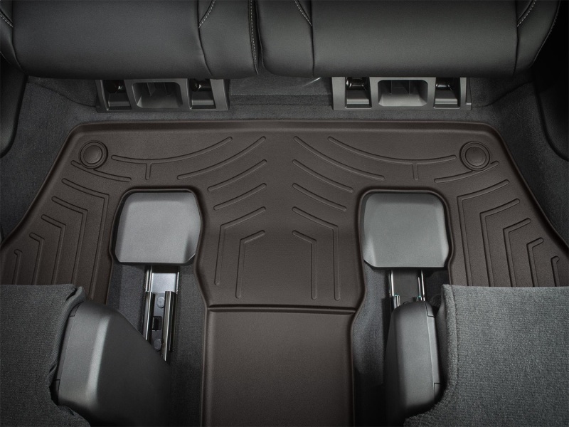Jeep Grand Cherokee L Floor Mats - Rear - WeatherTech - DigitalFit - Cocoa - `21-`27