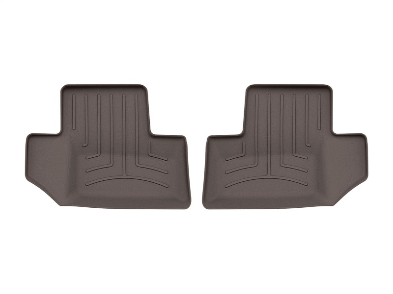 Jeep Wrangler Floor Mat Set - Rear - WeatherTech - FloorLiner HP - Cocoa - `18-`27