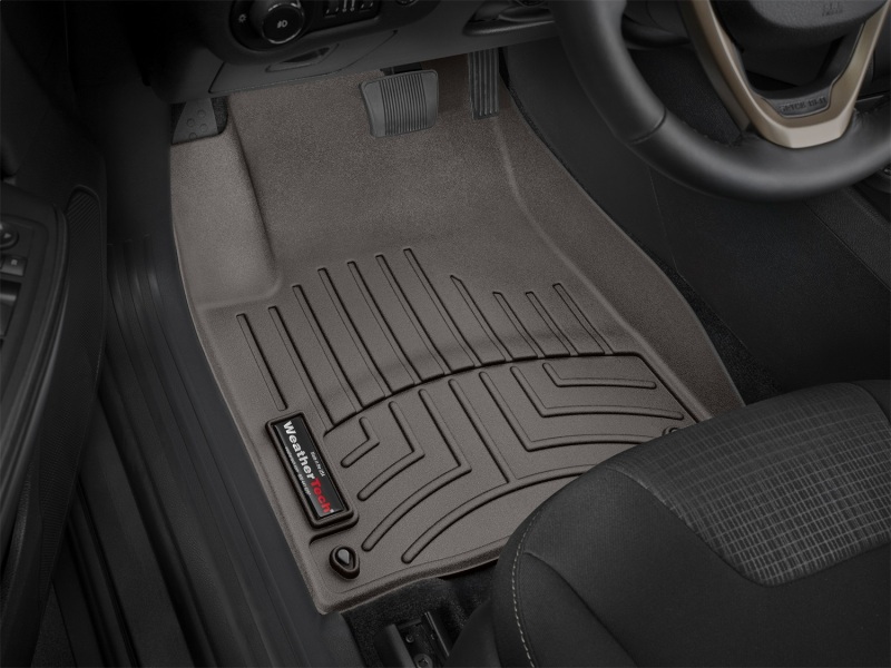 Jeep Cherokee FloorLiner - Front - WeatherTech - DigitalFit - Cocoa - `15-`27