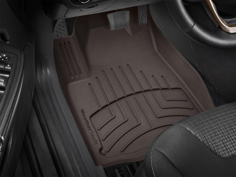 Jeep Cherokee Floor Mat - Front - WeatherTech - FloorLiner HP - Cocoa - `16-`27