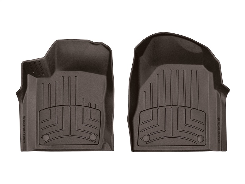 Jeep Grand Cherokee Floor Mat Set - Front - WeatherTech - FloorLiner HP - Cocoa - `16-`27