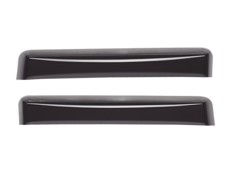 Jeep Gladiator Wind Deflectors - Rear - WeatherTech - Dark Smoke - `20-`27