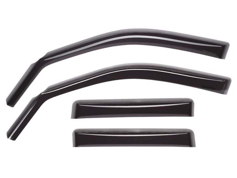 Jeep Gladiator Wind Deflectors - Front + Rear - WeatherTech - Dark Smoke - `20-`27