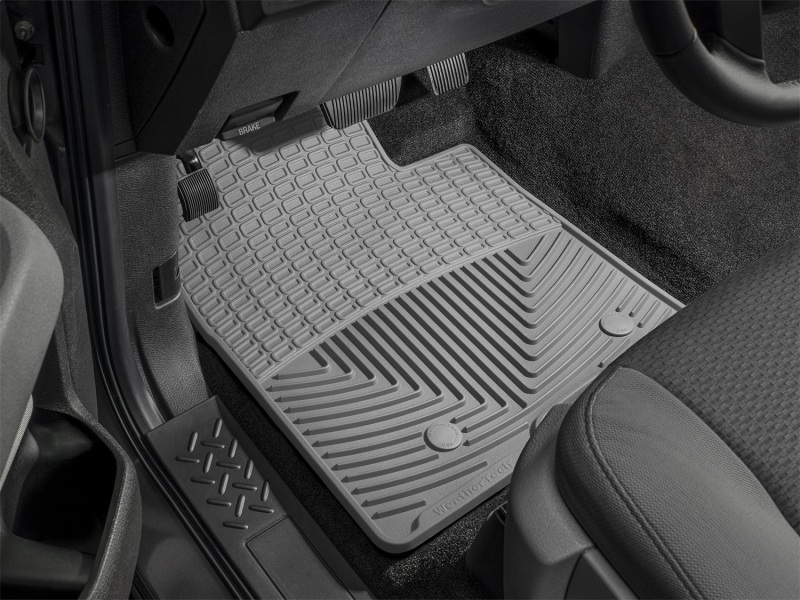 Jeep Wrangler Floor Mats - Front - WeatherTech - All-Weather - Grey - `97-`06