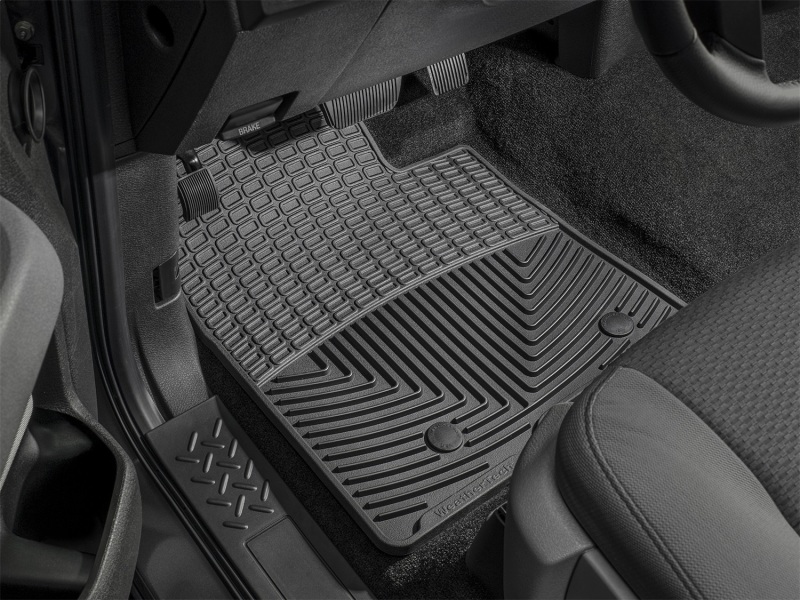 Jeep Wrangler Floor Mats - Front - WeatherTech - Rubber - Black - `07-`13