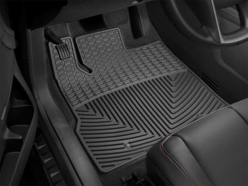 Jeep Cherokee Floor Mats - Front - WeatherTech - All-Weather Rubber - Black - `14-`27