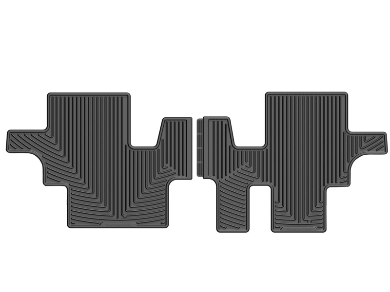 Jeep Cherokee Rubber Mats - Rear - WeatherTech - All-Weather - Black - `14-`27