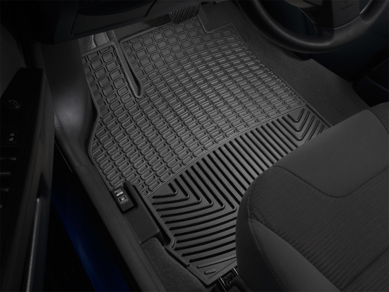 Jeep Wrangler Unlimited Floor Mats - Front + Rear - WeatherTech - Rubber - Black - `14-`27