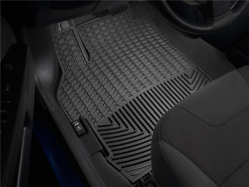 Jeep Wrangler Unlimited Floor Mats - Front + Rear - WeatherTech - Rubber - Black - `14-`27