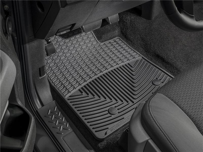 Jeep Grand Cherokee Floor Mats - Front - WeatherTech - Rubber, All-Weather - Black - `13-`27