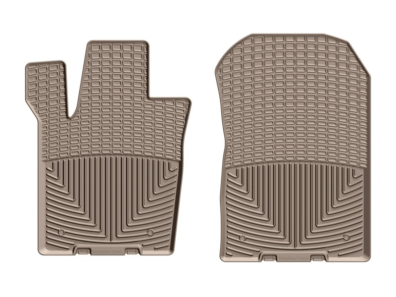 Jeep Grand Cherokee Floor Mats - Front - WeatherTech - Rubber - Tan - `13-`27