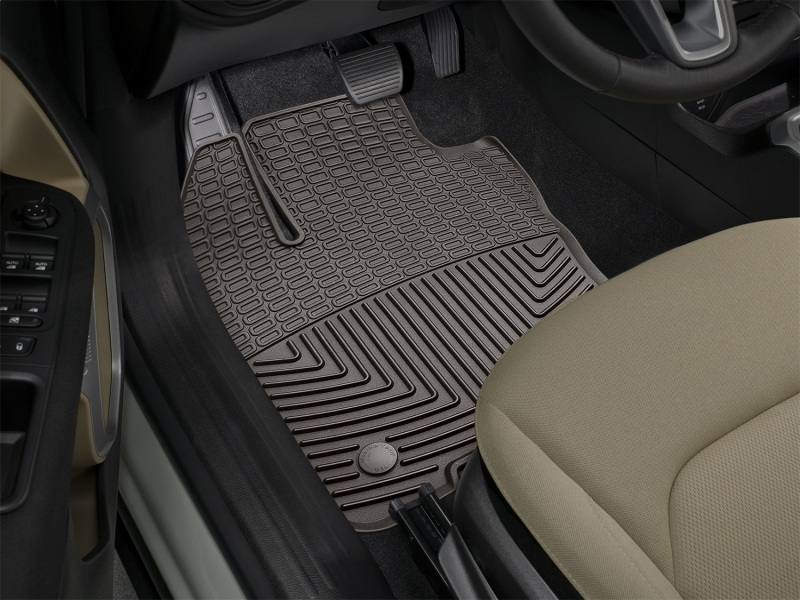 Jeep Renegade Rubber Mats - Front - WeatherTech - All-Weather - Cocoa - `15-`27