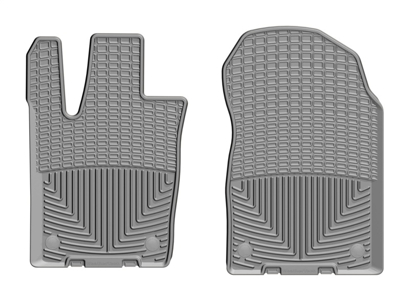 Jeep Grand Cherokee Floor Mats - Front - WeatherTech - Rubber - Grey - `16-`27