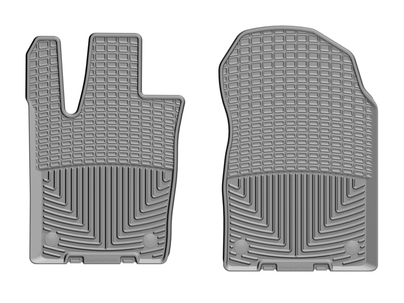 Jeep Grand Cherokee Floor Mats - Front - WeatherTech - Rubber - Grey - `16-`27