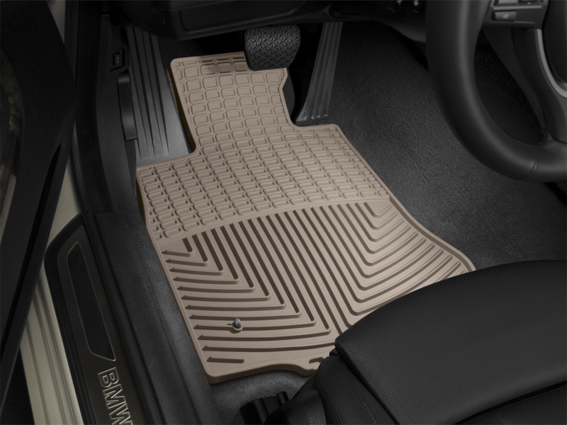 Jeep Grand Cherokee Floor Mats - Front - WeatherTech - Rubber - Tan - `16-`27