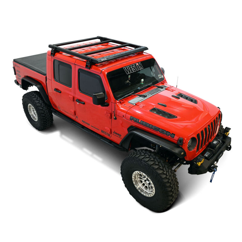 Jeep Gladiator Roof Rack - Westin - Mesa - Textured Black - `20-`26