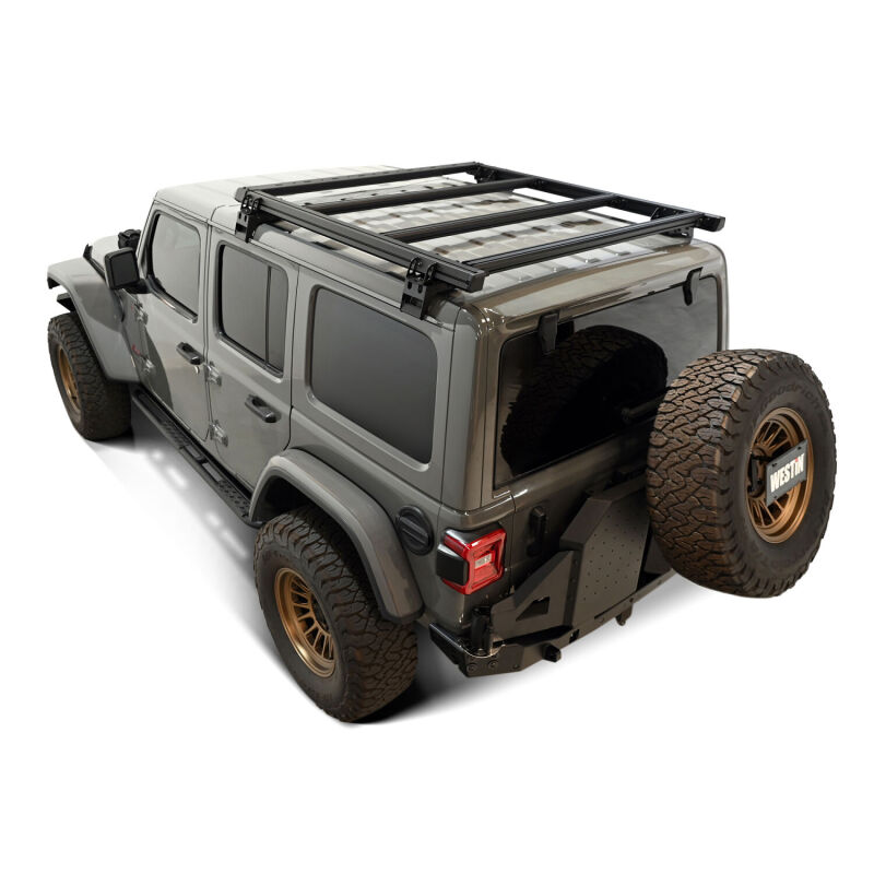 Jeep Wrangler JL Unlimited Roof Rack - Westin - Mesa - Textured Black - `18-`26