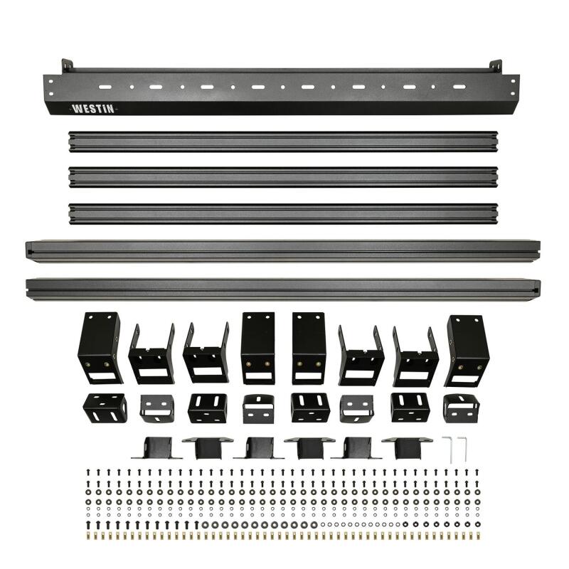 Jeep Wrangler JL Unlimited Roof Rack - Westin - Mesa - Textured Black - `18-`26