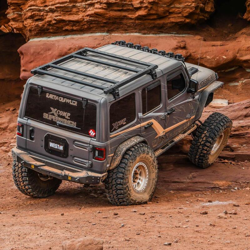 Jeep Wrangler JL Unlimited Roof Rack - Westin - Mesa - Textured Black - `18-`26
