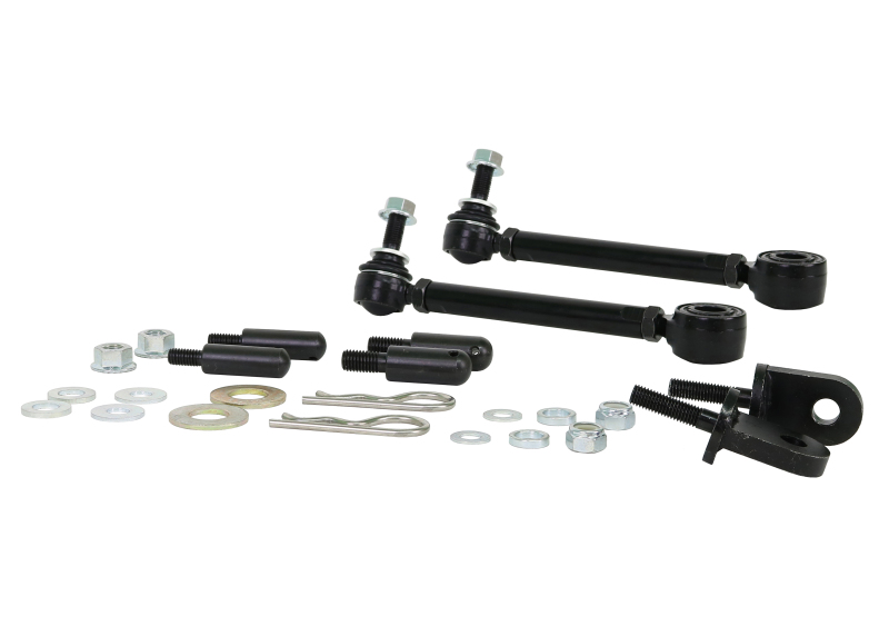 Jeep Wrangler Sway Bar Link Kit - Front - Whiteline - Heavy Duty Quick Release - `98-`06