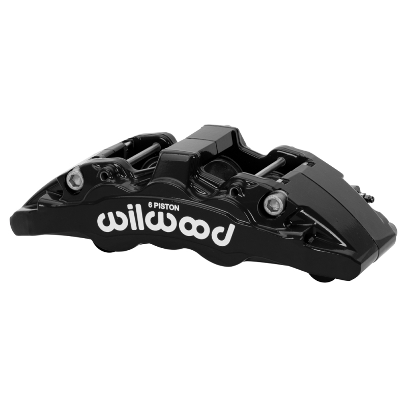 Jeep Wrangler Brake Caliper - Right Hand - Wilwood - AERO6-DM - Black - `18-`21