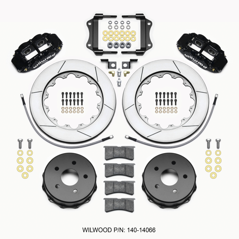 Jeep JK Brake Kit - Rear - Wilwood - Narrow Superlite 4R + BP-10 Pads - `07-`18
