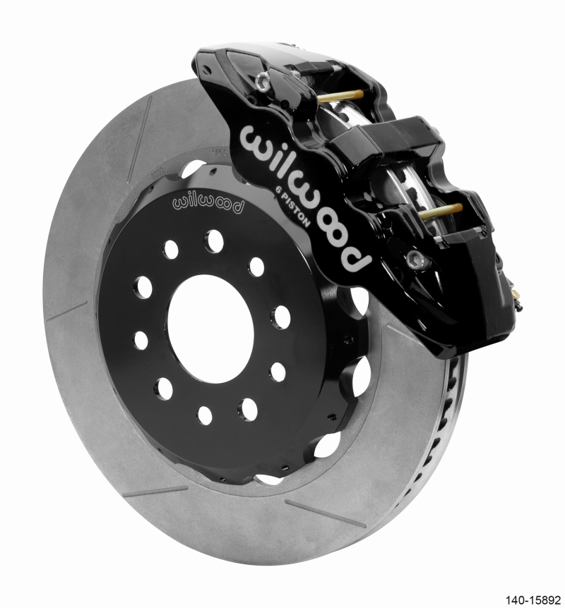 Jeep JT Brake Kit - Front - Wilwood - AERO6-DS - Black - `18-`25