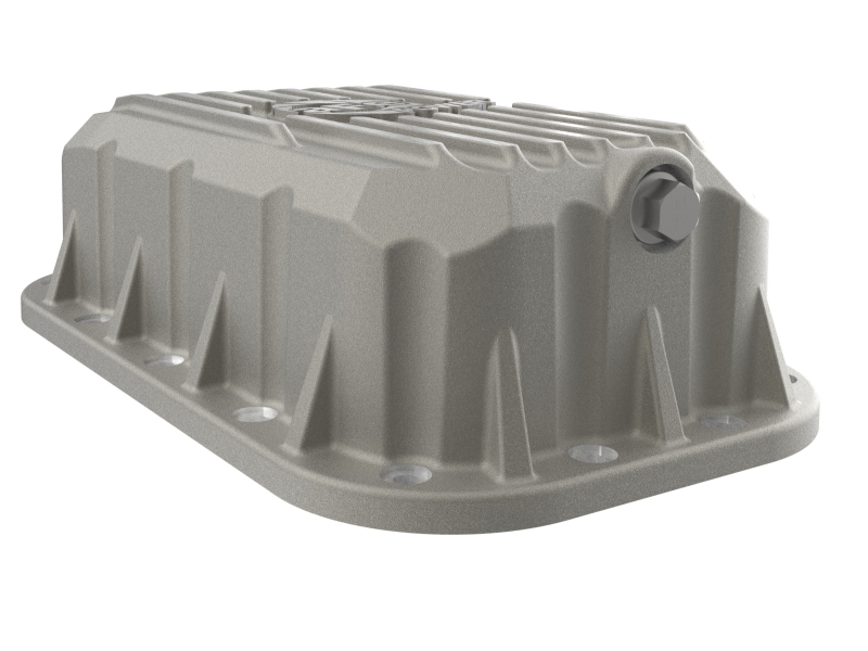 Jeep Wrangler Engine Oil Pan - aFe - Street Series w/ Machined Fins - Raw - `12-`18