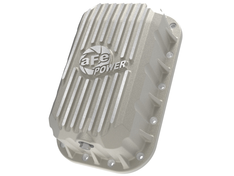 Jeep Wrangler Engine Oil Pan - aFe - Street Series w/ Machined Fins - Raw - `12-`18