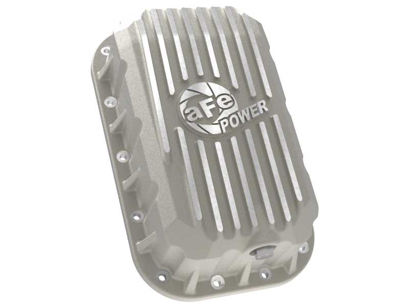 Jeep Wrangler Engine Oil Pan - aFe - Street Series w/ Machined Fins - Raw - `12-`18