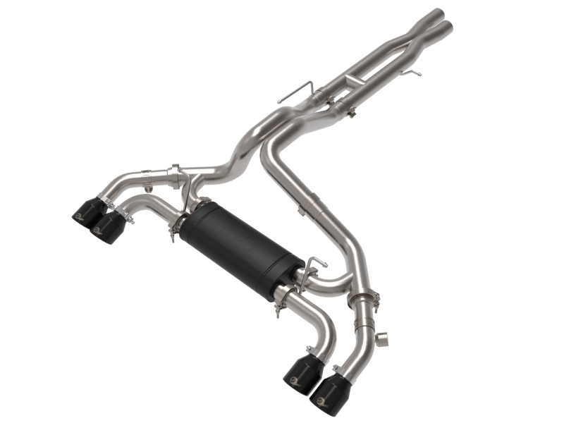 Jeep Wrangler Performance Exhaust - aFe - Vulcan Series Cat-Back - Black - `21-`25