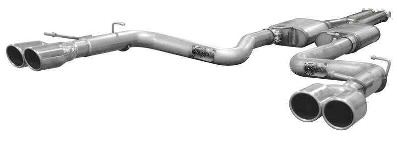Jeep Commander Performance Exhaust - aFe - MACH Force XP Cat-Back - Stainless / Polished Tip - `06-`09