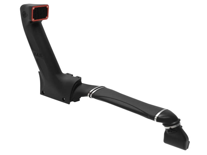 Jeep Gladiator Mojave Performance Air Intake - aFe - Dynamic Air Scoop D.A.S Snorkel - Black with Orange Accents - `20-`26