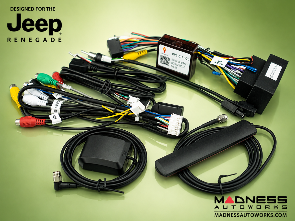 Jeep Renegade Radio Head Unit Upgrade System w/ install Kit- T2 