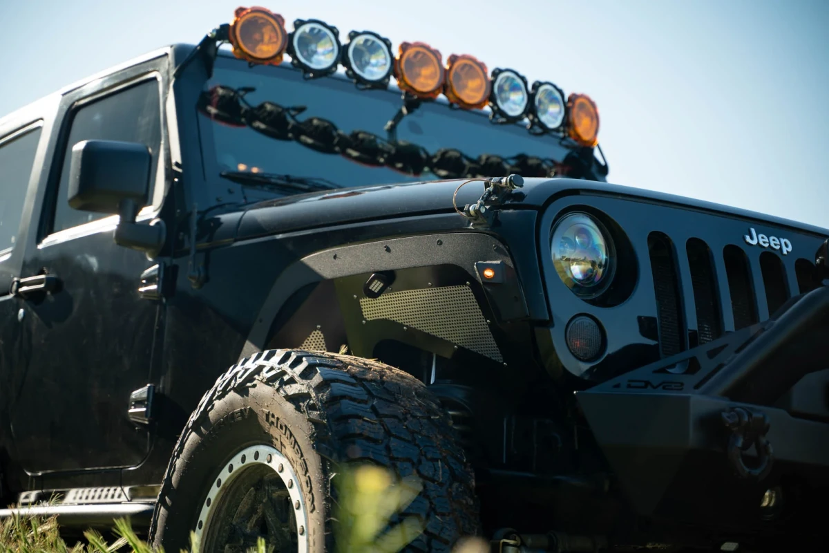 Jeep Wrangler JK Fender Flare Deletes - DV8 Offroad - `07-`18