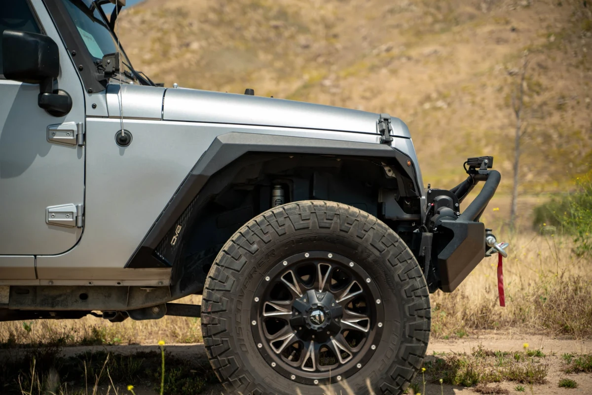 Jeep Wrangler JK Fender Flares - DV8 Offroad - Armor - `07-`18