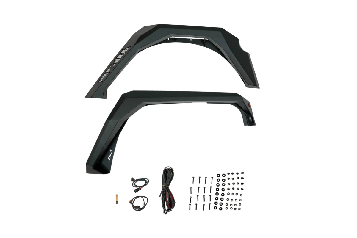 Jeep Wrangler JK Fender Flares - DV8 Offroad - Armor - `07-`18
