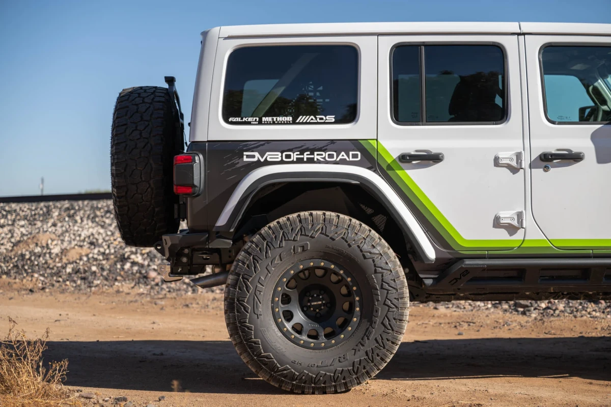 Jeep Wrangler JL Inner Fender Liners - Rear - DV8 Offroad - `18-`24